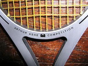 1970's Vintage Arthur ASHE HEAD Competition Tennis Racquet w/ cover