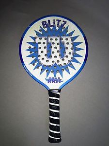 Wilson Blitz True Grit High Density Platform Tennis Paddle (4 1/2" L4 - 390g.)