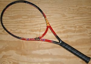 Prince ThunderBolt Oversize 115 4 1/2 OS Tennis Racket + Cover, New DuraPro Grip