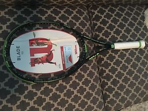 Wilson Blade 98 Tennis Racquet 16 x 19 Grip 4 3/8, Brand New!!