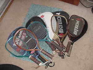 10 Used Vintage Racquetball Racquet Lot