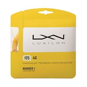 OpenBox Luxilon 4G Tennis String, Gold, 16L Gauge/1.25mm