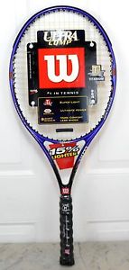 Wilson Ultra Comp Ti Titanium Stretch Tennis Racquet Oversize 4 3/8 Grip w/ Case