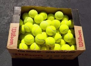 100 Used Tennis Balls