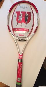 WILSON 2013 BLX SIX.ONE 95S - 18X16 - 6.1 tennis racquet - 4 3/8" - Reg $200