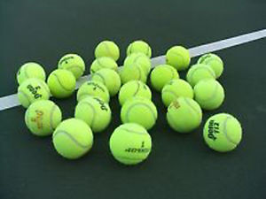 100 USED Tennis Balls~Dog Toy Catch Baseball~Walker Table Chair feet~FREE SHIP!