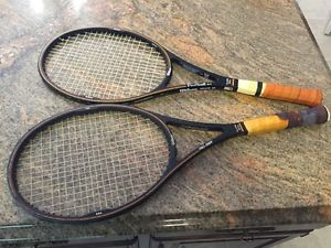 x2 TWO Wilson Pro Staff 85 Midsize Tennis Racquets St Vincent 6.0 4-1/2 L4 WIN 2