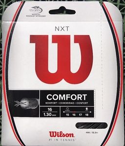 Wilson NXT Comfort 16 1.30 Black Tennis string