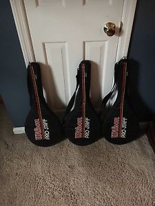 3 Wilson Pro Staffs 4 5/8 / 2 St. Vincent /1 Non St. Vincent Excellent Condition