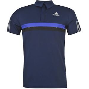 Adidas Baricade Tennis Polo Shirt Mens Nightsky Top T-Shirt Tee