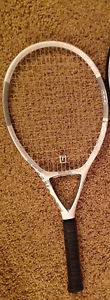 WILSON nCODE N1 115 OVERSIZE TENNIS RACQUET RACKET 4-3/8" STRUNG FREE SHIPPING