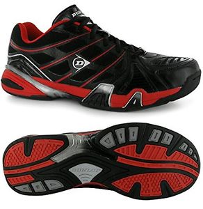 ZAPATILLA PADEL DUNLOP RAPID INFERNO negra y roja NUEVA - talla 41