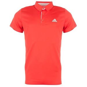 Adidas Fab Tennis Polo Shirt Mens Red Top T-Shirt Tee