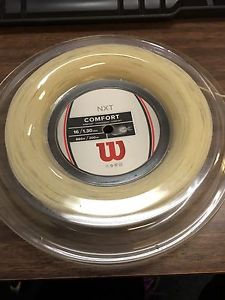 Wilson NXT 16g Natural Partial Reel Tennis String 1