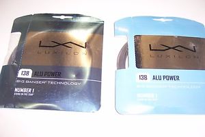 Luxilon ALU Power 138 Tennis string, Power, Durability, Control 2 sets, Orig $36