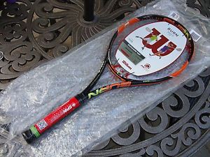 Wilson Burn 100 LS Lite 18X16 Spin Effect Tennis Racquet Unstrung 4 3/8