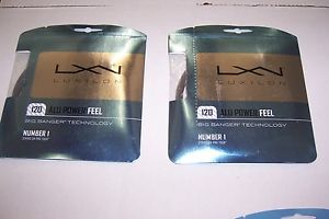 Luxilon ALU Power Feel 120, Tennis string, Power, Control 2 sets, Orig $36