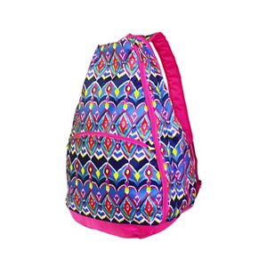 All For Color Tennis Backpack - Sunset Ikat