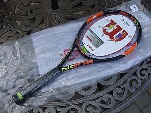 Wilson Burn 95 Baseliner Unstrung 16X20 Tennis Racquet Grip Size 4 3/8