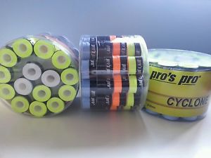 x60 OVERGRIP PROS PRO CYCLONE LISO(COLORES). PADEL TENIS BADMINTON OVERGRIPS