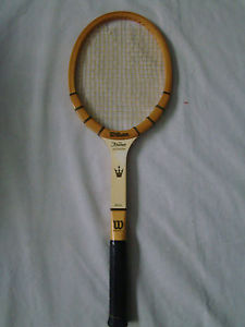 Vintage Wilson Jack Kramer Wood Tennis Racquet 4 3/8  #16T93