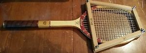 RARE Bancroft The Federation Cup Wood Tennis Racquet Racket with Protector