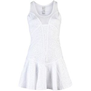 Adidas Stella McCartney Tennis Dress White Te Perf Size Small Lace Mesh Flare