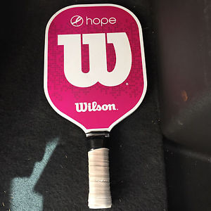 Wilson Hope Pickelball Paddle 4 1/8 (pickle ball racket padel 7.3 oz reignite)