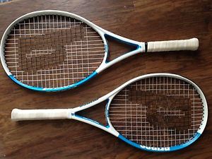 2 PRINCE Adult Thunder Extreme 110 ESP Tennis Racquets - 4 3/8 Grip