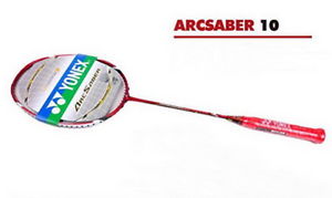 ARCSABER 10 Badminton Racket ARC 10 Carbon Racket with String / Grip / Carry bag