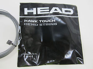 **NEW** LOT OF 5 SETS HEAD HAWK TOUCH 17 (1.25) TENNIS STRING. BULK/DEMO PACKAGE