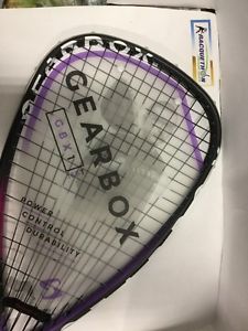 GEARBOX GBX1 165T PURPLE 2017 RACQUETBALL RACQUET  & FREE DRY FIT SHIRT Small