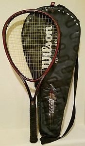 Wilson Sledge Hammer 3.8 Stretch Power Holes 112 Tennis Racket 4 1/2 Grip