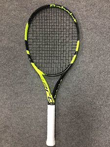 Babolat Pure Aero 2016 4 3/8 STRUNG (Tennis Racket 300g 10.6oz Cortex FSI Drive)