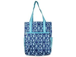 All For Color Tennis Shoulder Bag Indigo Batik