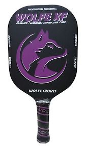 Wolfe XF 3K Carbon Fiber and Graphite - Edgeless Pickleball Paddle 3K Purple