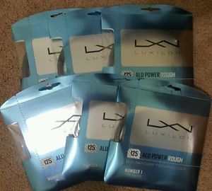 6 sets of Luxilon Alu Power Rough 16L