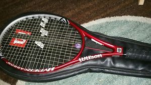 Wilson Hyper Hammer Carbon 5.6 Tennis Racquet / case