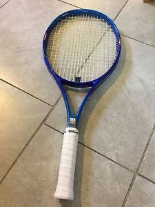 Excellent! Wilson Pro Staff 5.5 si 110 OS Tennis Racquet 4 5/8