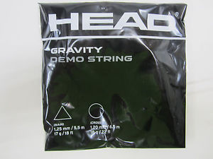 **NEW** LOT OF 5 SETS HEAD GRAVITY HYBRID TENNIS STRING. BULK/DEMO PACKAGE