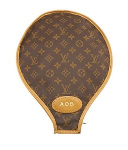 Louis Vuitton Vintage Monogram Coated Canvas Zippered Tennis Racket Cover