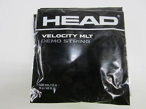 **NEW** LOT OF 7 HEAD VELOCITY MLT 16 (1.30) TENNIS STRING. BULK/DEMO PACKAGE