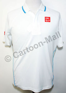 UNIQLO Novak Djokovic Polo Shirt Australian Open 2015 (White)