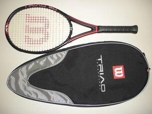 WILSON TRIAD HAMMER 5.0 MP 98 TENNIS RACQUET 4 1/2   27.25"  (NEW STRINGS)