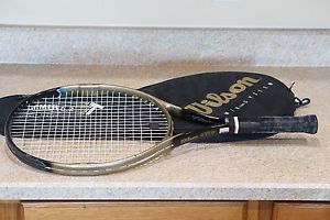 Wilson Hammer 4.0 110 SQ (4 1/2 Grip) Tennis Racquet With Case