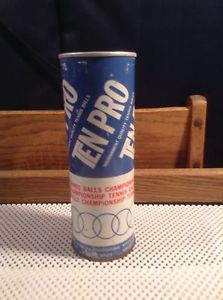 VINTAGE TEN PRO CHAMPIONSHIP TENNIS BALLS CAN W/TENNIS Unopened