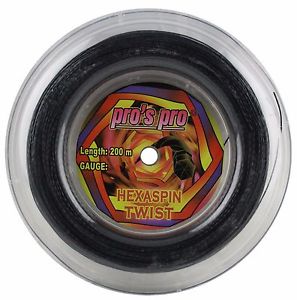 Pro's Pro Hexaspin Twist Tennis String - 200m Reel - 1.20mm / 1.25mm / 1.30mm