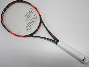 BABOLAT PURE STRIKE (18X20) TENNIS RACQUET (4 3/8) STORE DEMO! NEW STRINGS/GRIP