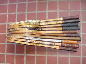 10 VINTAGE WOOD WOODEN TENNIS RACQUETS RACKETS no covers asis