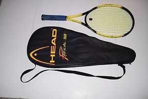 Head Radical Tour Oversize Tennis Racquet / Racket 4 1/2 - 4 W/ Matching Cover